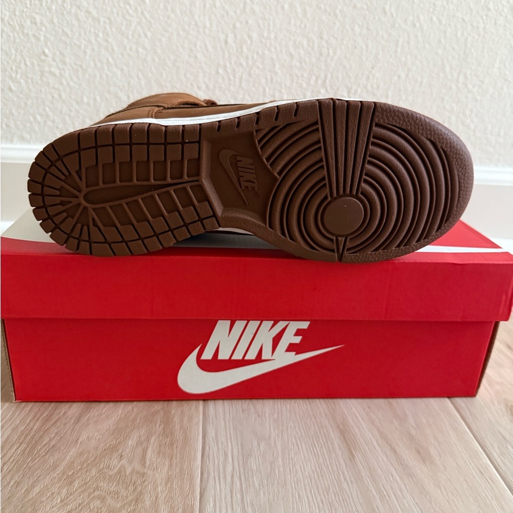 Nike Dunk High PRM Sneakers - Pecan/White - Picture 7 of 8